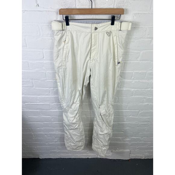 Karbon Women's Insulated Snow Pants Mid-Rise Stretch Nylon White Size 10 - Picture 1 of 4